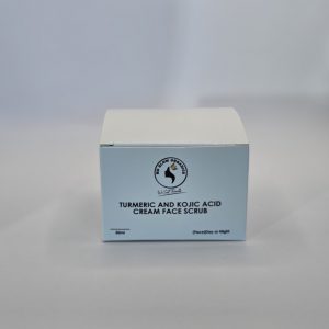 Turmeric And Kojic Acid Face Cream Scrub (For Normal And Sensitive Skin)