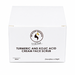 Turmeric And Kojic Acid Face Cream Scrub (For Normal And Sensitive Skin)